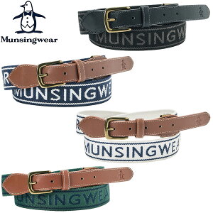 �y12/18 �G���g���[/���I�ōő�100%�|�C���g�o�b�N�z Munsingwear �}���V���O�E�G�A ���{���K�i ���S�W���J�[�h�� �A�C�r�[ �x���g 2024���f�� �u MG4FBL01M �v �y���X�݌ɕi�z