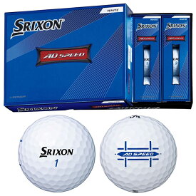 【4/20 エントリー/抽選で最大100%ポイントバック】 DUNLOP ダンロップ 日本正規品 SRIXON AD SPEED 2 スリクソン エーディスピード ゴルフボール 1ダース(12個入り) 【当店在庫品】