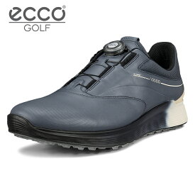 【新色】 ECCO エコー 日本正規品 S-THREE BOA エススリー ボア メンズモデル 防水 スパイクレス ゴルフシューズ 2024新製品 「 102954 」 【あす楽対応】