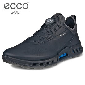 ECCO エコー 日本正規品 BIOM C4 BOA バイオムC4 ボア メンズモデル 防水 スパイクレス ゴルフシューズ 2024モデル 「 130424 ( 01001 ) 」 【当店在庫品】