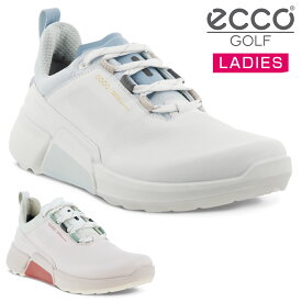 【7/4～7/11限定!エントリーで最強翌日配送商品10倍!】 ECCO エコー 日本正規品 BIOM H4 レース バイオム エイチフォー レディスモデル 防水 スパイクレス ゴルフシューズ 2023モデル 「 108603 」 【当店在庫品】