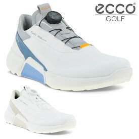 【7/20 エントリー/抽選で最大100%ポイントバック】 ECCO エコー 日本正規品 BIOM H4 BOA バイオム エイチフォー ボア メンズモデル 防水 スパイクレス ゴルフシューズ 2023モデル 「 108504 」 【当店在庫品】