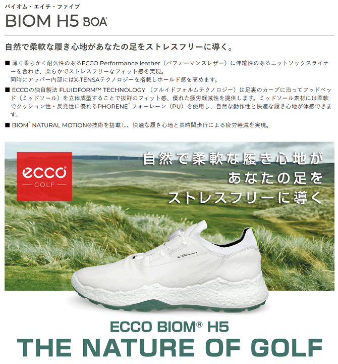 楽天市場】ECCO エコー 日本正規品 BIOM H5 BOA バイオム エイチ