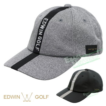 EDWINGOLF(エドウィンゴルフ)日本正規品ポリエステル裏毛ラインキャップ2019モデル「EDC1948WB」【あす楽対応】