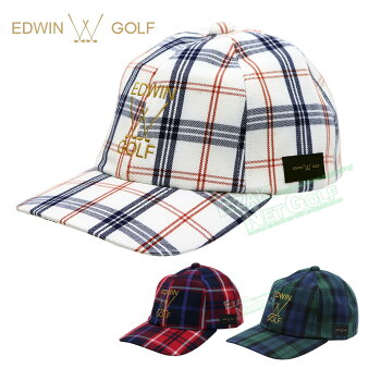 EDWINGOLF(エドウィンゴルフ)日本正規品TRチェックキャップ2019モデル「EDC1948WC」【あす楽対応】