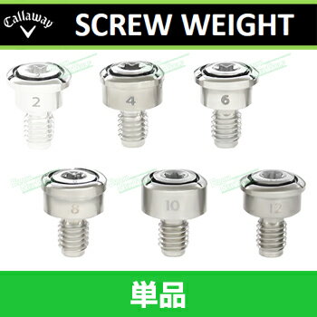 2017新製品キャロウェイゴルフ日本正規品SCREWWEIGHT(スクリューウェイト)(アジャスタブルウエイト)単品【あす楽対応】