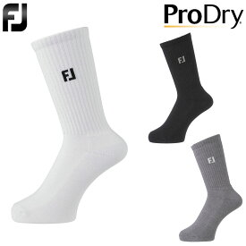 FOOTJOY フットジョイ 日本正規品 ProDry プロドライ クルー ゴルフ ソックス 「 FJSK102 」 【あす楽対応】