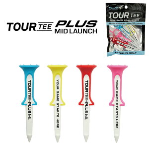 TOUR TEE �c�A�[�e�B�[���K�i PLUS MID LAUNCH �v���X �~�b�h �����` �S���t�e�B�[ �u �S��73mm(4�{��) ���C�g T-508 �v �y���X�݌ɕi�z