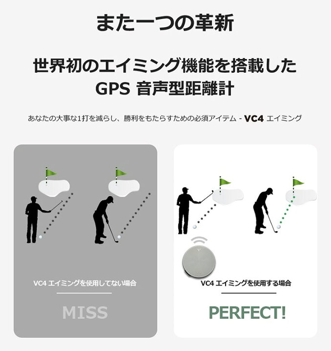 楽天市場】voice caddie ボイスキャディ 正規品 VC4 Aiming 