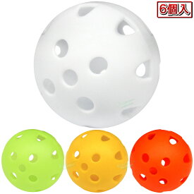 練習用 PE プラスチック プラクティス ボール 6個入 「 ゴルフアプローチ練習用品 」 【あす楽対応】