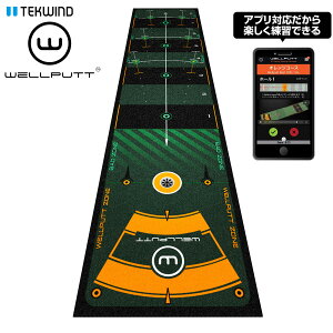 TEKWIND テックウインド日本正規品 Wellputt Mat 2m ウェルパット パターマット(パッティング練習マット) 「WLP-WELLPUTT/MAT-2M」 「ゴルフパター練習用品」 【あす楽対応】