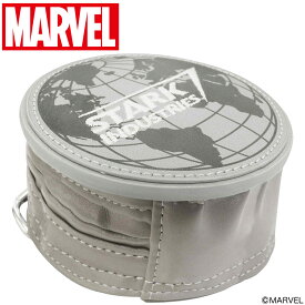 MARVEL マーベル アイアンマン スターク インダストリーズ コンパクトグレー コンパクトポーチ 丸眞 「 2505039300 」 【あす楽対応】