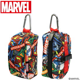 MARVEL マーベル ランダムワッペン コンパクトポーチ 丸眞 「 2505041200 」 【当店在庫品】