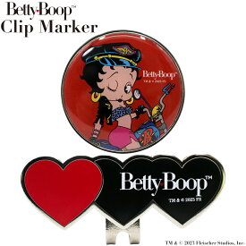 Betty Boop ( ベティ ブープ ) ゴルフ クリップマーカー レッド 「 MK0389 」