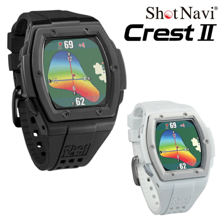 楽天市場】ShotNavi ショットナビ 正規品 CrestII クレスト2 GPS watch  