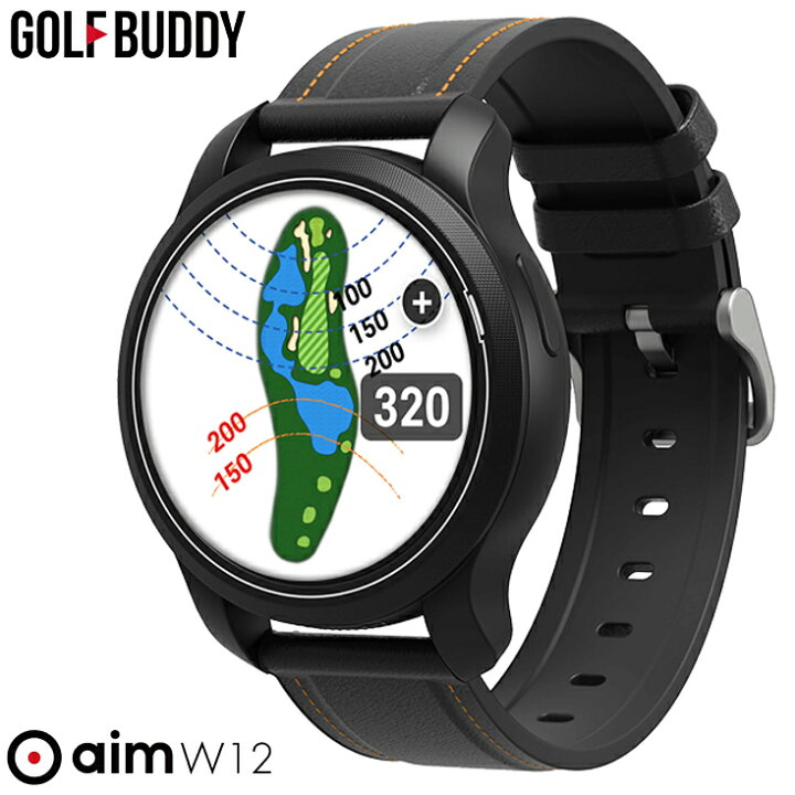 楽天市場】GOLFBUDDY ゴルフバディ正規品 aim W12 腕時計型GPS watch 