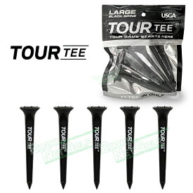 TOUR TEE ツアーティー 正規品 ORIGINAL Black オリジナル ブラック ゴルフティー 「 全長80mm(5本入) ライト T-495 」 【当店在庫品】