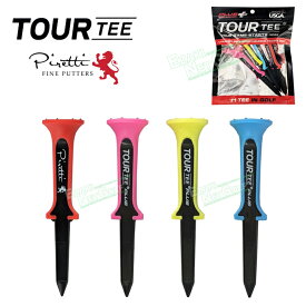TOUR TEE with Piretti Logo ツアーティー ウィズ ピレッティ ロゴ 正規品 PLUS+ プラス ゴルフティー 「 4本セット ( ロング80mm ) 」 【当店在庫品】