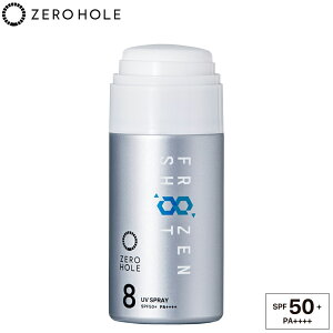 �y5/18 �G���g���[/���I�ōő�100%�|�C���g�o�b�N�z ZERO HOLE �[���z�[�� ���K�i �S���t�@�[��p ���Ă��~�� �h��X�v���[ �t���[�Y���V���b�g �N�[���^�C�v (������ 60g) �u UV SPRAY FROZEN SHOT(SPF50+ 