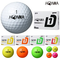 HONMA GOLF 本間ゴルフ 日本正規品 New D1 ゴルフボール 1ダース(12球入)