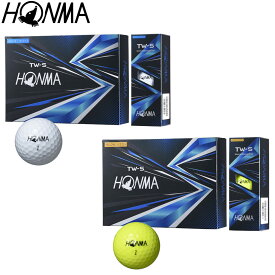 ホンマ HONMA GOLF 本間ゴルフ 日本正規品 TOURWORLD TW-S ゴルフボール1ダース(12個入) 「 BT2103 」 【あす楽対応】