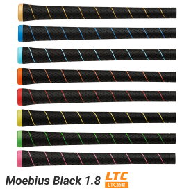 IOMIC イオミック 日本正規品 Moebius Black1.8 メビウスブラック LTC搭載 ウッド＆アイアン用 ゴルフグリップ 単品(1本)
