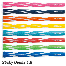 IOMIC イオミック 日本正規品 Sticky Opus3 1.8 スティッキーオーパス3 ウッド＆アイアン用 ゴルフグリップ 単品(1本)