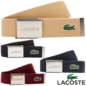 【3/10 エントリー/抽選で最大100%ポイントバック】 LACOSTE ラコステ 正規品 Made in France L.12.12 布ベルト 「 RC2012 」 【当店在庫品】