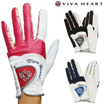 2014新製品VIVAHEART(ビバハート)レディスゴルフ両手グローブ「VWG001」