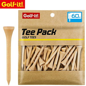 y12/1 Gg[/Iōő100%|CgobNz Golfit! StCbg Cg Ki TEE PACK eB[pbN EbheB[ 60 jX 2024f u S60mm T-432 v
