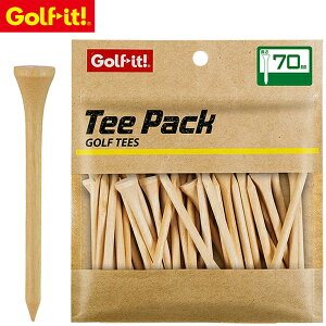 y12/1 Gg[/Iōő100%|CgobNz Golfit! StCbg Cg Ki TEE PACK eB[pbN EbheB[ 70 jX 2024f u S70mm T-435 v