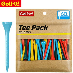 Golfit! StCbg Cg Ki TEE PACK eB[pbN EbheB[ 60 J[ 2024f u S60mm T-439 v