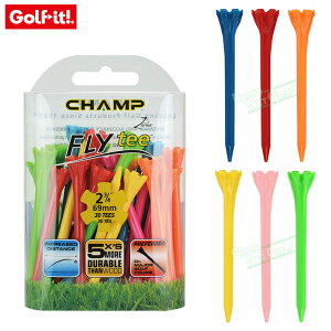 y12/10 Gg[/Iōő100%|CgobNz Golfit! StCbg Cg Ki CHAMP Zarma FLY tee `v U[} tCeB[ u S69mm 30{ T-759 v yX݌ɕiz