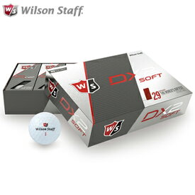 Wilson Staff ウィルソンスタッフ 日本正規品 DX2 SOFT ゴルフボール 1ダース(12個入り) 「 37330 」 【あす楽対応】