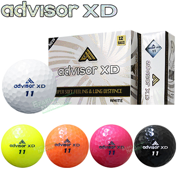 スーパーSALE開催中 即納 Advisor XD アドバイザーエックスディー 迅速な対応で商品をお届け致します 超激安 1ダース 12個入 あす楽対応 338Dimplesゴルフボール