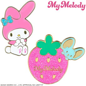 SANRIO サンリオ My Melody マイメロディ ゴルフマーカ― ( クリップマーカー ) 「 MMM003 」 【当店在庫品】