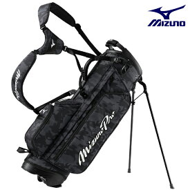 【1/25 エントリー/抽選で最大100%ポイントバック】 MIZUNO ミズノ日本正規品 Mizuno Pro ミズノプロ 軽量 スタンドバッグ キャディバッグ 2025モデル 「 5LGC2523 」 【当店在庫品】
