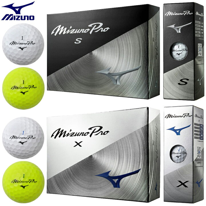 楽天市場】MIZUNO ミズノ 正規品 Mizuno Pro S/X ゴルフボール 1ダース 