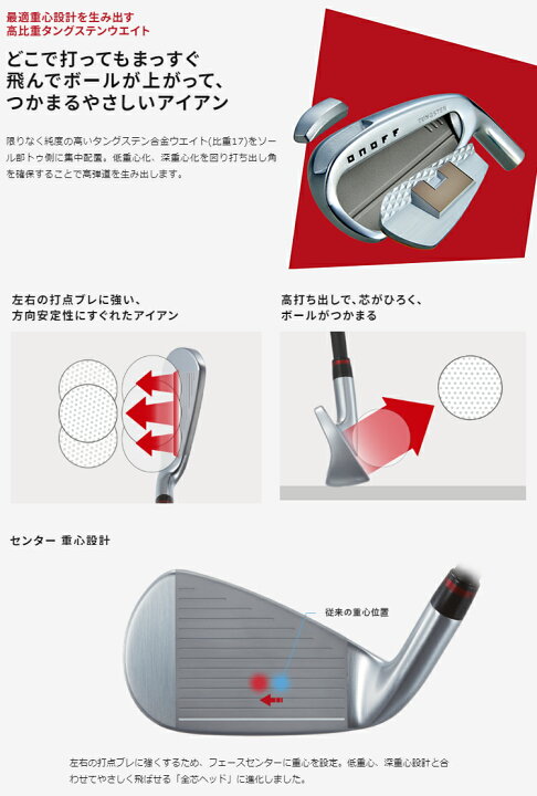 楽天市場】GLOBERID グローブライド 正規品 ONOFF AKA オノフ アイアン 