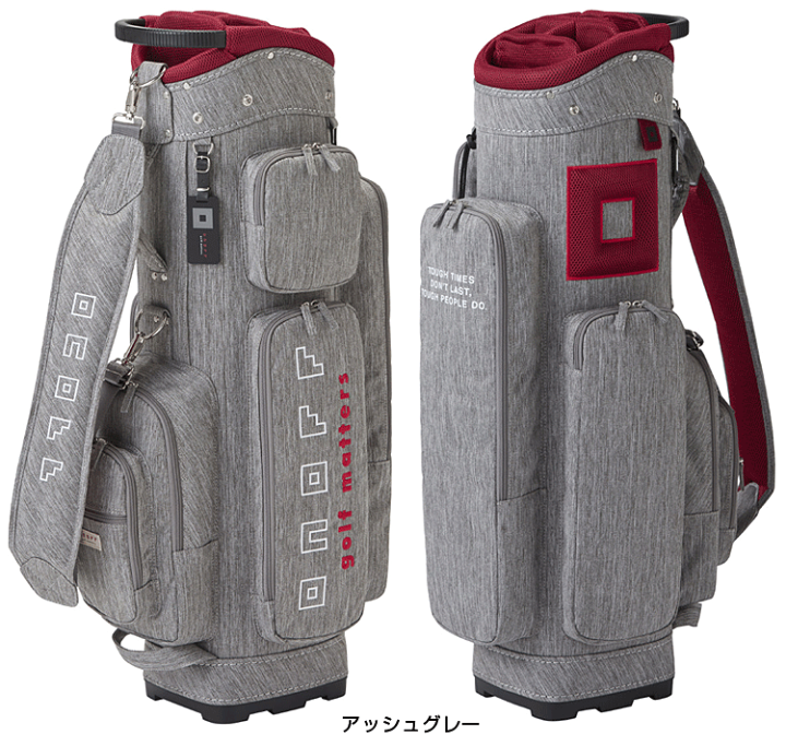 K417 onoff ライトグレー ハンドル付き キャディバッグ キャディバッグ