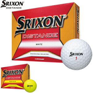 ダンロップ日本正規品 SRIXON DISTANCE (スリクソン ディスタンス) ゴルフボール1ダース(12個入)【あす楽対応】
