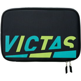 VICTAS（ヴィクタス） 卓球 バッグ・ケース ラケットケース プレイ ロゴラケット ケース ピーコックGR/LGR