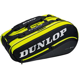 DUNLOP(ダンロップテニス) ダンロップ DUNLOP ラケットバッグ ラケット12本収納可 DTC-2280 ブラックイエロー