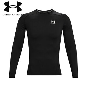 UNDER ARMOUR(A_[A[}[) UA HG Armour Corp LS BLACK/WHITE yP[VcEpcz