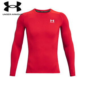 UNDER ARMOUR(A_[A[}[) UA HG Armour Corp LS RED/WHITE yP[VcEpcz