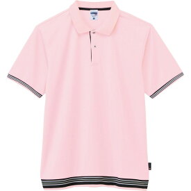 BONMAX（ボンマックス） 裾ラインリブドライポロシャツ（ポリジン加工） ライトピンク