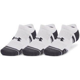 UNDER ARMOUR(アンダーアーマー) UAパフォーマンステック ノーショー ソックス (3足セット) WHT/WHT/JGY