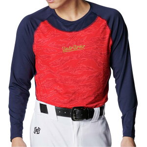 A_[A[}[ UAHEATGEARCOMFORTFITTEDCAMOLONGSLEEVECREWNECKSHIRTUAq[gMA RtH[g tBbeBh J OX[u N[lbN Vc RED/MIDNIGHTNAVY/GOLD