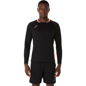 �A�V�b�N�X ASICS 2101A304 PRACTICE LS TOP �p�t�H�[�}���X�u���b�N