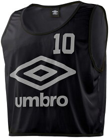 UMBRO(アンブロ) ストロングビブス 10P ブラック